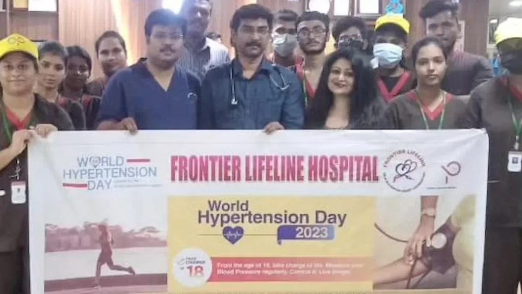Hypertension Day rally at Frontier Lifeline Hospital